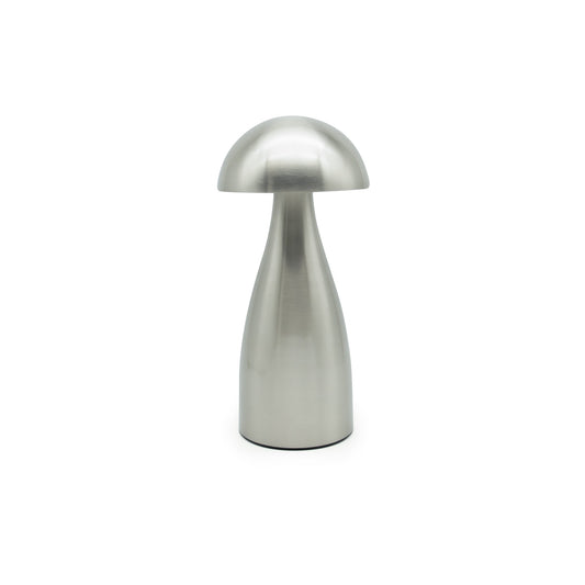 Mushroom LED Lamp Silver